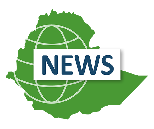 Illustrative image with map of Ethiopia and text ‘News’